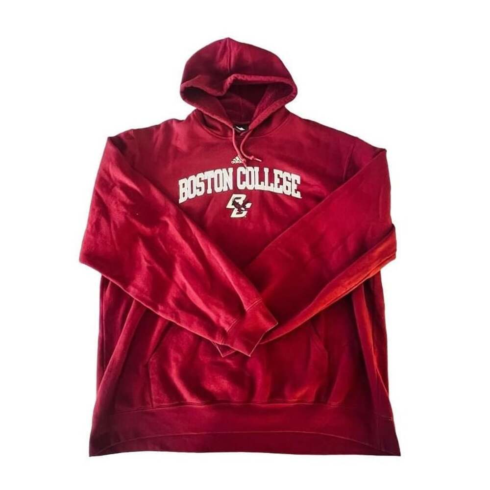 Adidas Boston College Eagles Maroon Pullover Hoodie Sweatshirt XXL
